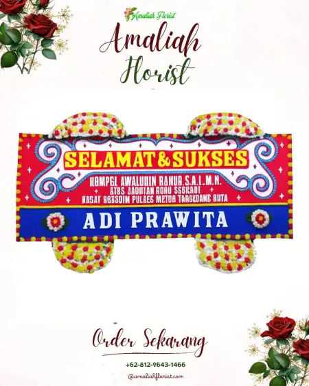 Papan Bunga Ucapan Selamat Labangka